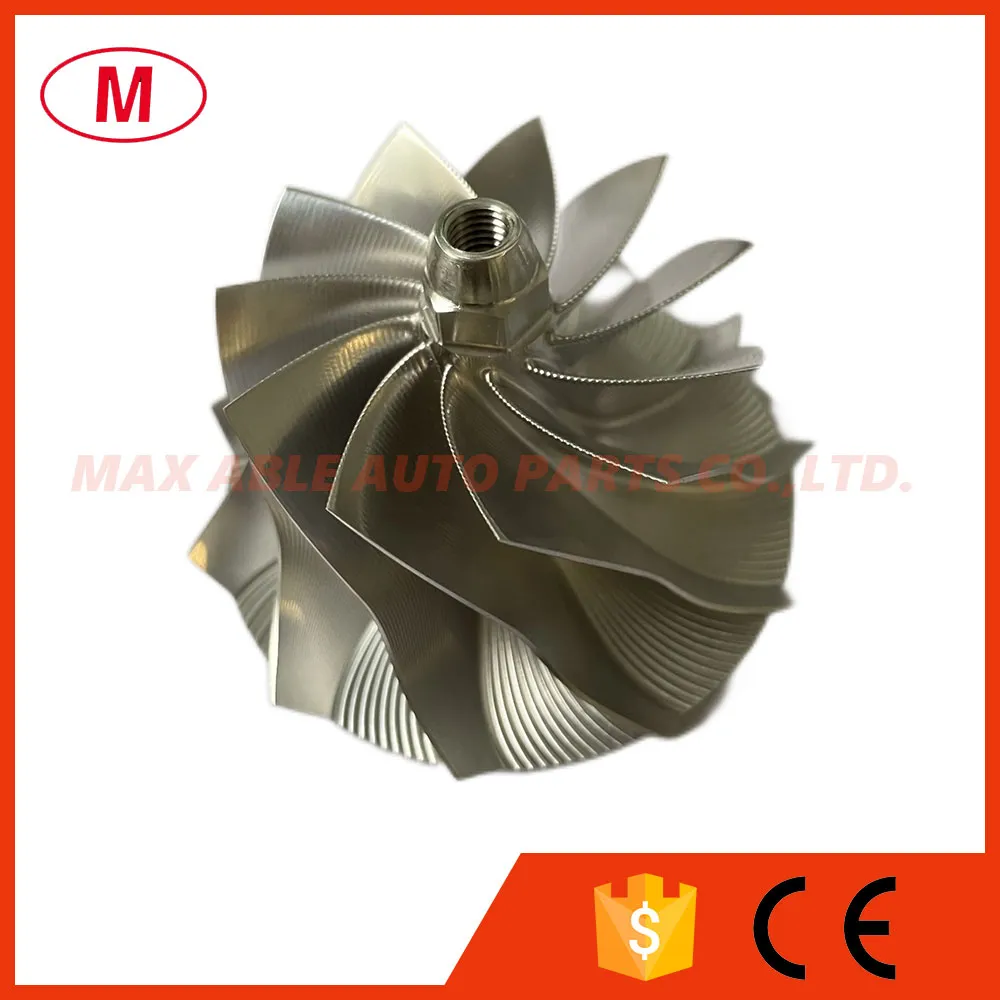 TD05H High Performance Turbocharger Turbo Billet Compressor Wheel/Aluminum 2618/Point Milling Wheel 52.56/68.01mm 11/0 blades Forward for Cartridge/CHRA/Core