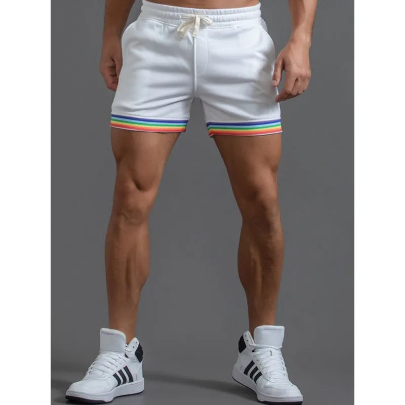 Pantaloncini da uomo Badassdude Rainbow Striped 230308