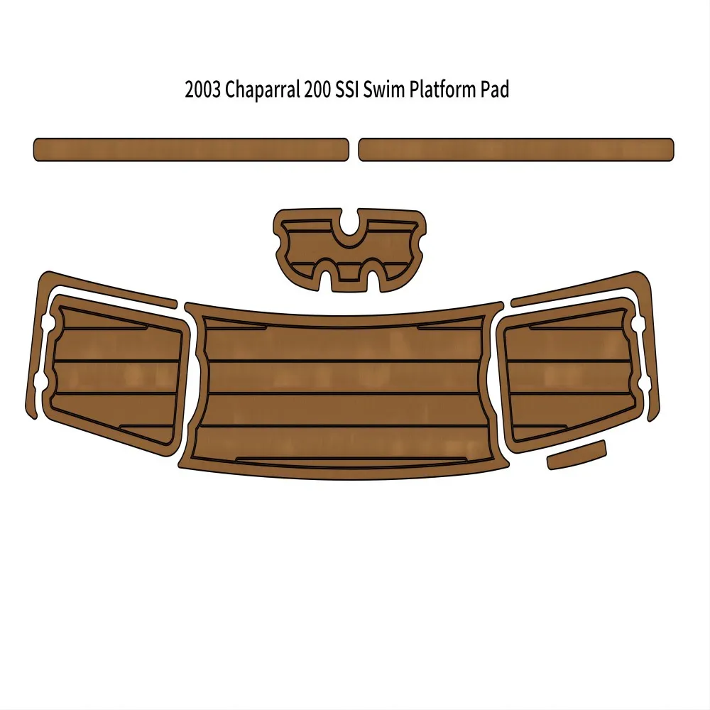 2003 Chaparral 200 SSI Swim Platform Platform Bate Eva Foam Teak Deck Pad Pad Mat