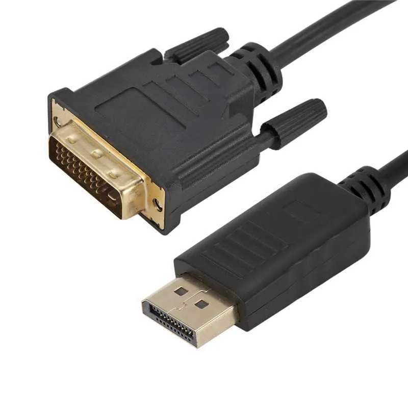 DP Displayport Displayport To DVI Cable M Adapter Converter In Out for HP Dell Asus