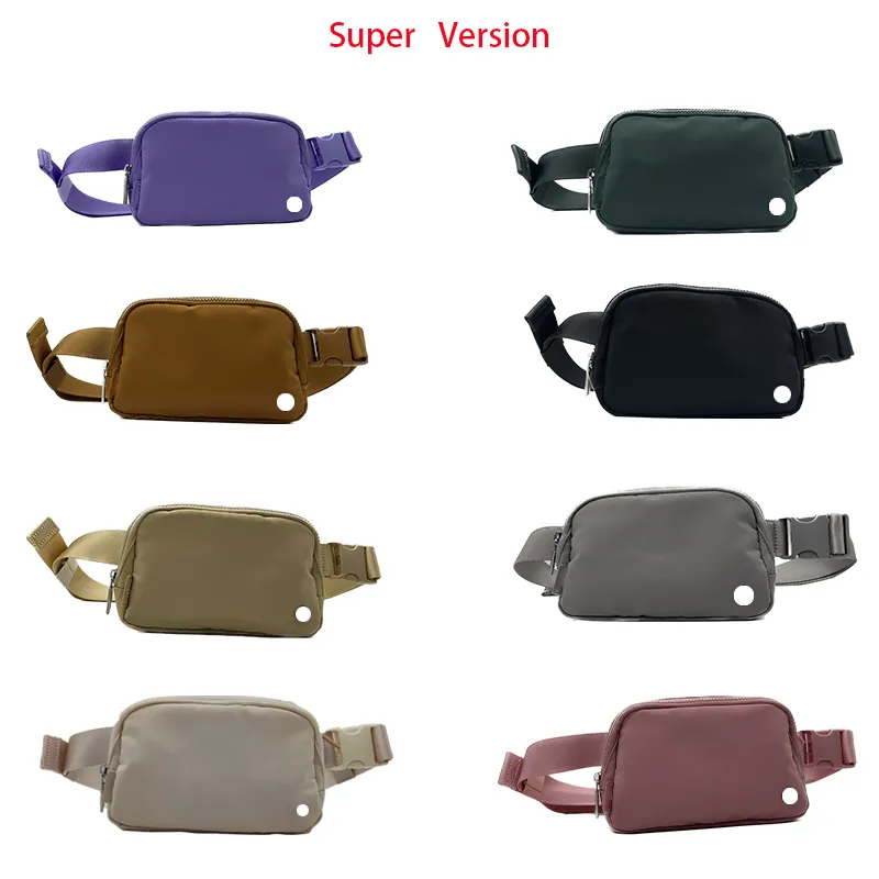 Lu everywhere belt bag fanny pack classic bum chest yoga bag bumbag nylon  womens men shoulder crossbody waist bags qltrade-9 handbags wallet