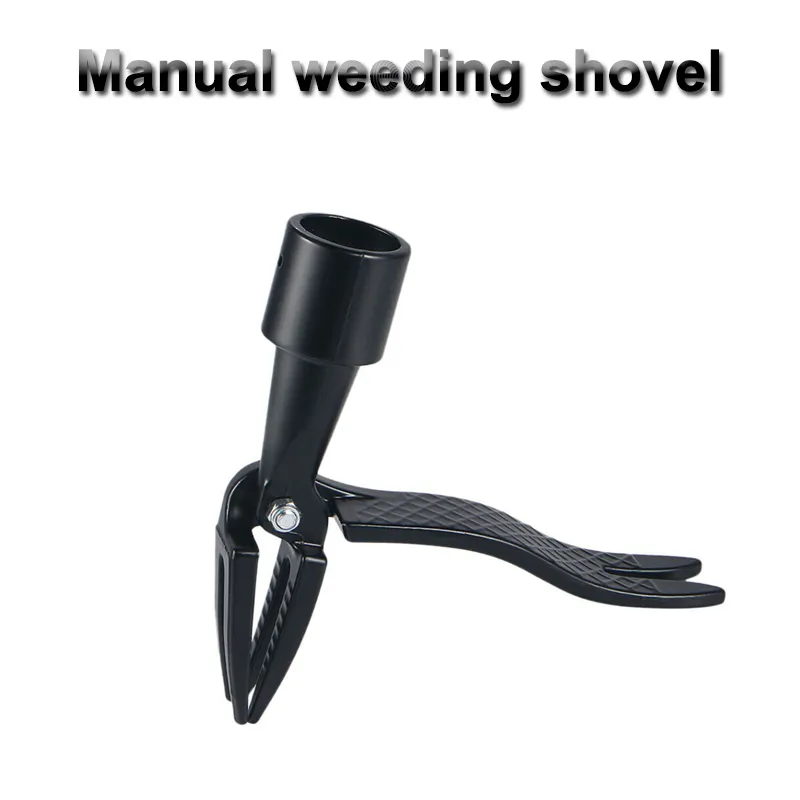 Stående dragare metall dragare huvud trädgård gräsmatta rot remover manual vertikal grävande gräs spade