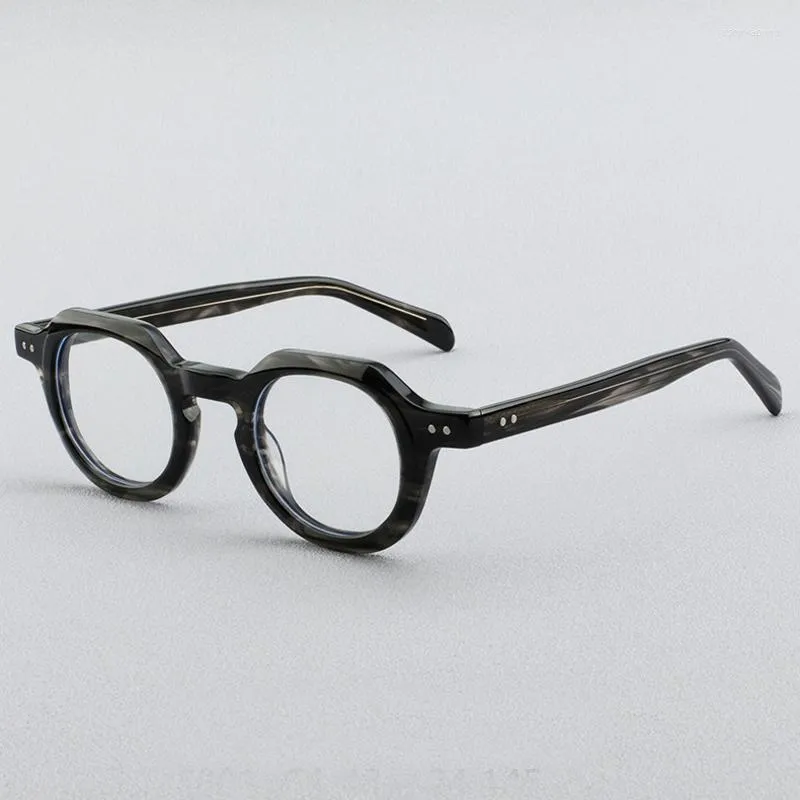 Zonnebrillen frames hoogwaardige designer bril Frame Men Vintage Dikke Acetaat Liepglas Vrouwen Optische bijziendheid Recept Eyewear