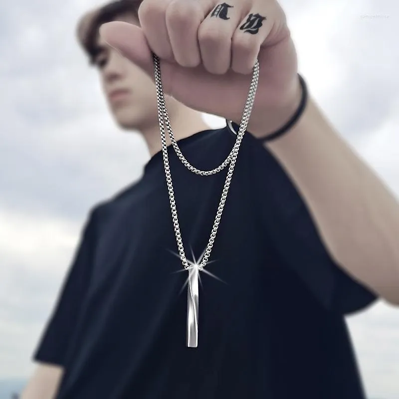 Chaînes femmes collier hommes spirale Hip Hop hommes pendentif Cool discothèque bohème Vintage colliers pour 2023 Kpop