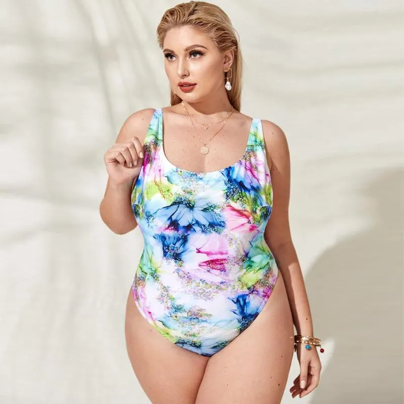 2023 Stylish Large Size Womens Plus Size Swimsuits Set Sexy Chubby