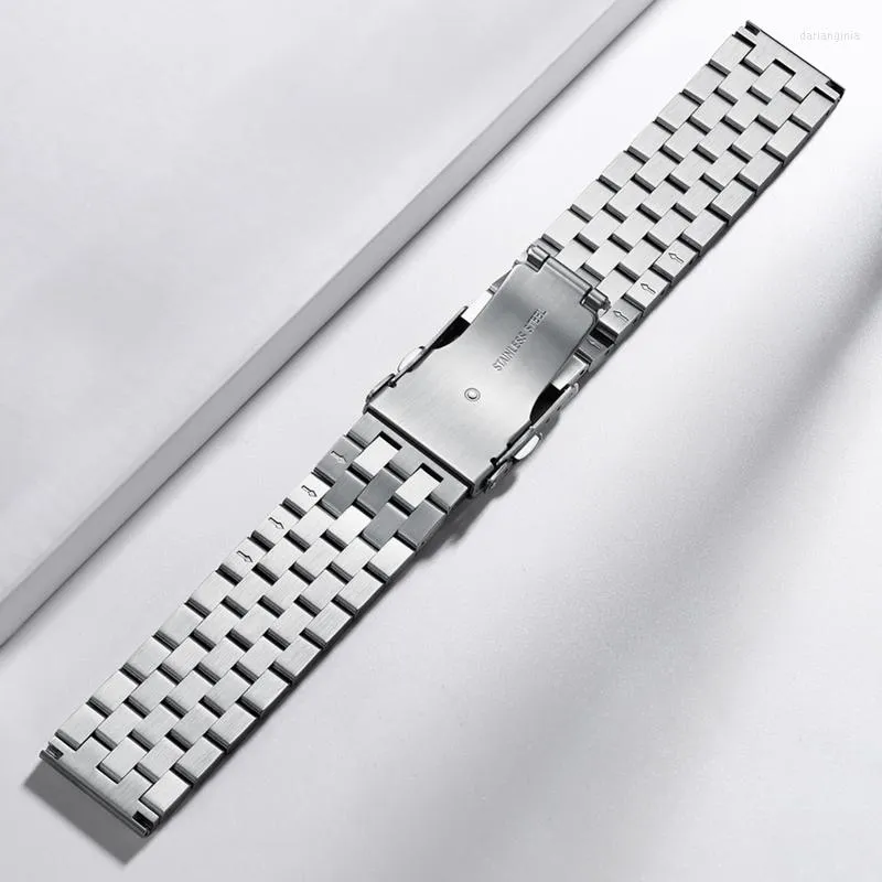 Watch Bands Metal Strap 22mm Classic Quick Release Stainless Steel Luxury Fashion Replacement Accessories Universal