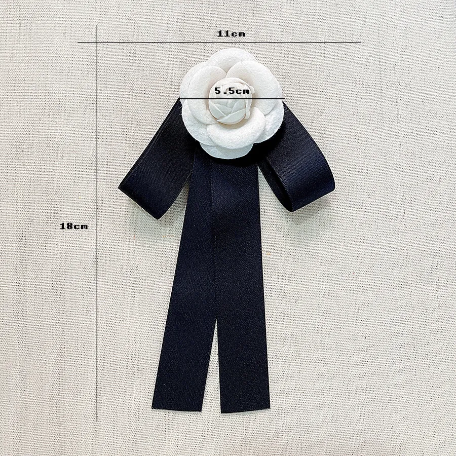 Wedding Accessories Jewelry New style imitation wool bowknot brooch collar fabric ribbon high-grade camellia corsage clothing accessories