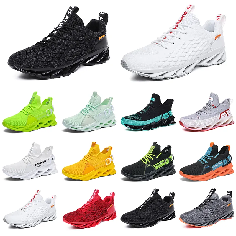 men running shoes fashion trainers General Cargo black white blue yellow green teal mens breathable sports sneakers nine