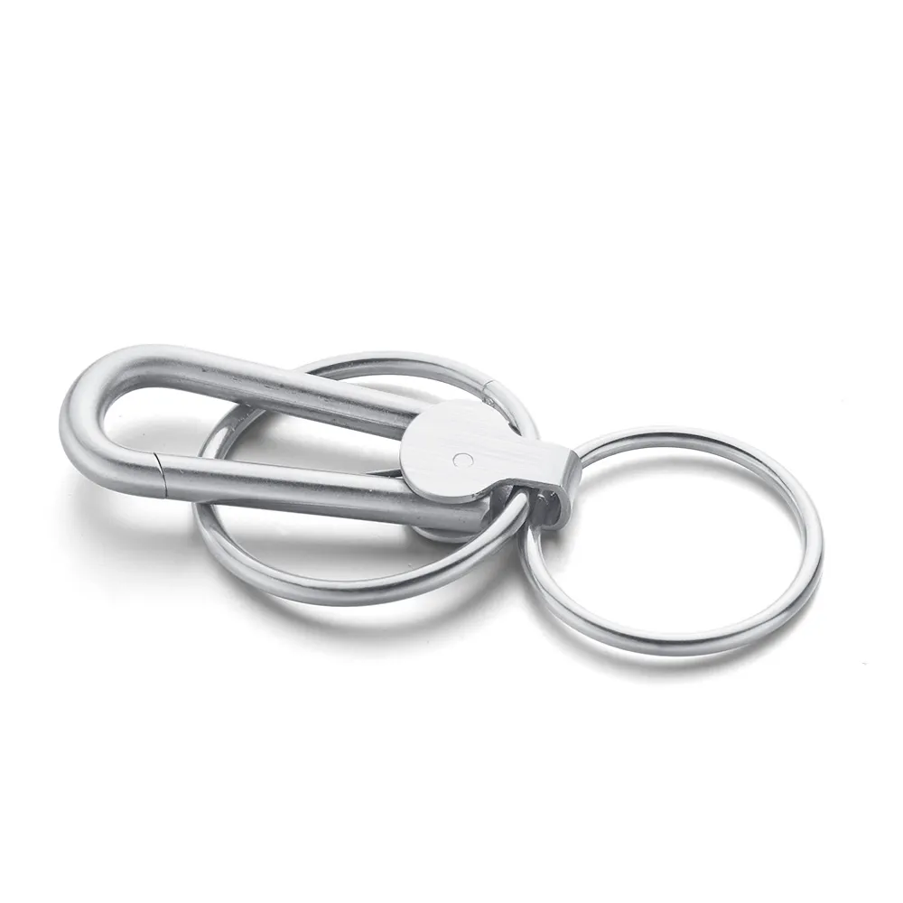 Kluczowe pierścionki Wysokiej jakości kreatywny design brelok do klęski kluczy nierdzewnych Wisze Metal Ręcznie robione kluczowe łańcuchy Pierścienie Pierścienie do samochodu K352