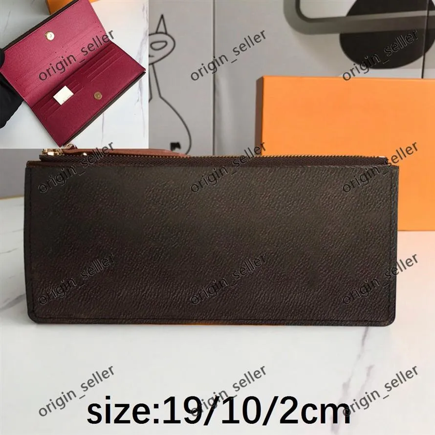 Wallet Wallets Men single zipper long 2021 whole red black purses Ladies European and American Style Leather women Mul304W