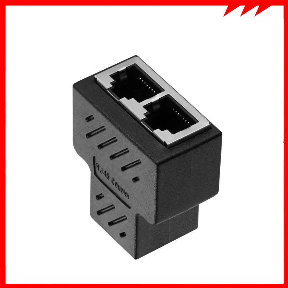 Wholesale 3 In 1 RJ45 Splitter And Network Connector Adapter