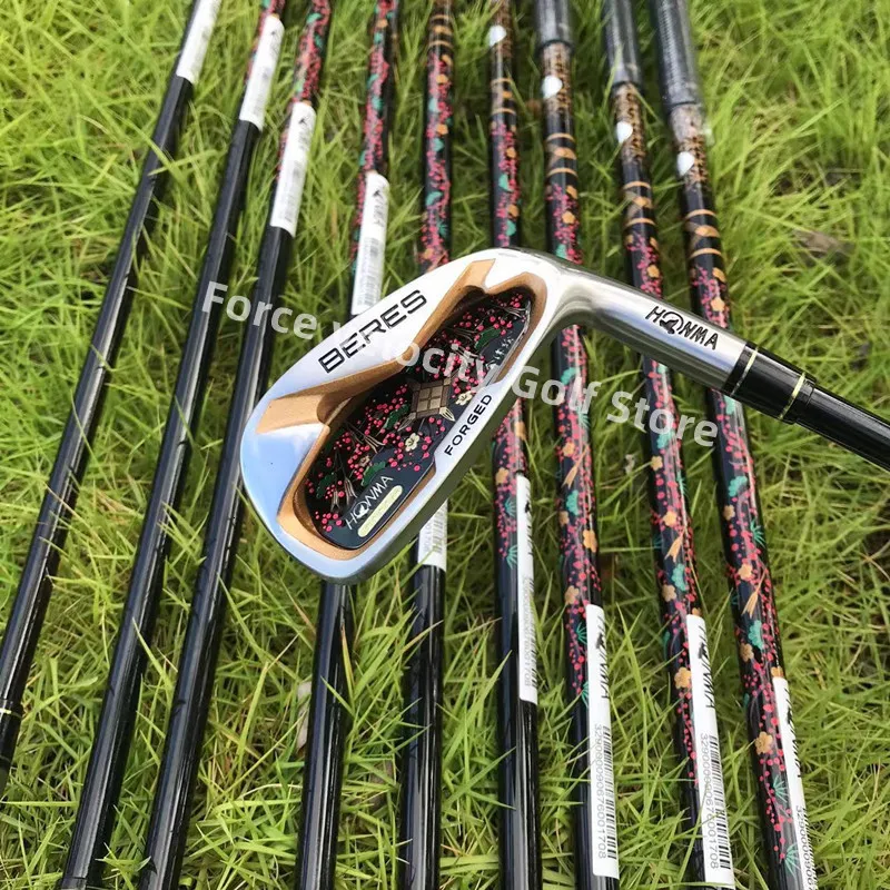 Fers Clubs de Golf pour hommes 08 ensemble 4 11 A 10 pièces 4 étoiles BERES R SR S Flex Graphite arbre et couvre-chef 230308-1