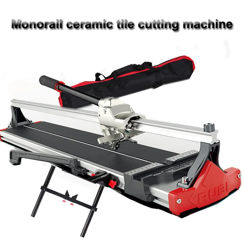 650/850/1000 Manual Ceramic Tile Cutting Machine High Precision Cutter Equipment Tile Cutter Machine High Precision Tile Saw med I-formad linjal ryggsäck