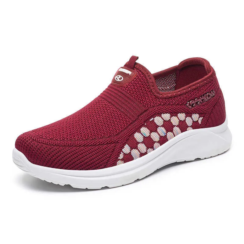 Scarpe Casual Da Donna Alla Moda Con Plateau Stringate Sneakers Traspiranti Slip-on Da Donna Scarpe Sportive Comode Da Passeggio Scarpe Da Jogging Da Donna All'aperto Palestra Scarpe Da Fitness Scarpe - Foto 9