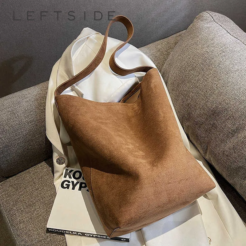 NXY Leather Bucket Bag for Women 2023 Winter Big 2 Pieces Set Shoulder Side Bag Trend Designer Female Solid Color Handbags