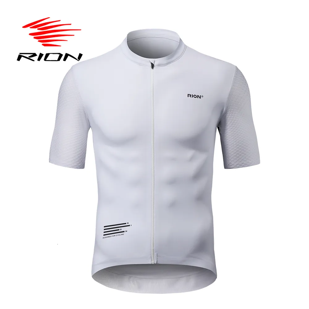 Chemises cyclables Tops Rion Rion Cycling Jersey Men Mtb Maillot Shirts Bicycle Clothing Mountain Bike Men's Tshirt Wear Summer Tenfit Clothes Cavy 230309