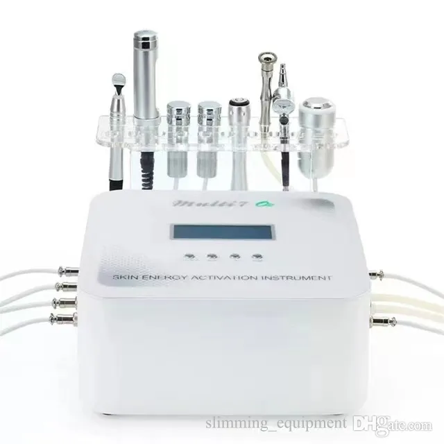 7 In 1 Multifunction Needle Free Mesotherapy Electroporation Machine Bipolar RF Skin Lift Micro Derma Pen for Ance Treatment
