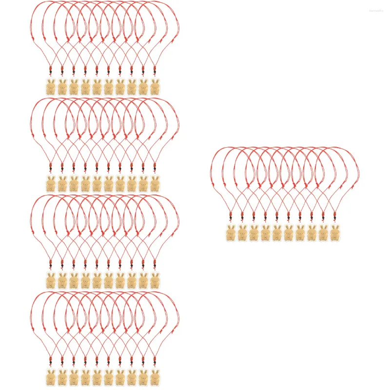 Nyckelringar 50 st kinesiska hängsmycken Zodiakhalsband nuvarande ornament Keychain Accessories Ornament