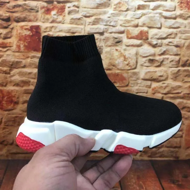 Scarpe casual da allenatore Speed 2024 per bambini firmate in vendita Calzini piatti alla moda con lacci Scarpe da ginnastica da donna per uomo