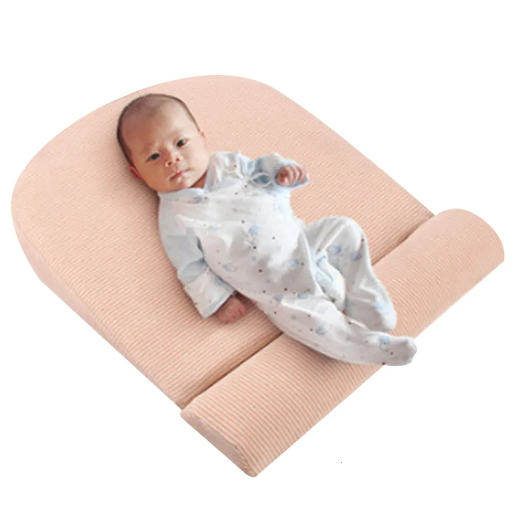 Anti Spit Up Baby Wedge Pillow with Memory Cotton for Safe Pram Sleep Positioning Crib Accessories