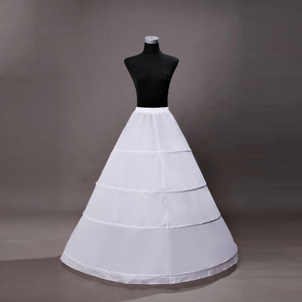 Wedding Accessories Petticoats 4 Hoops Ball Gown Wedding Accessories Slips Petticoats For Wedding Dress Underskirt