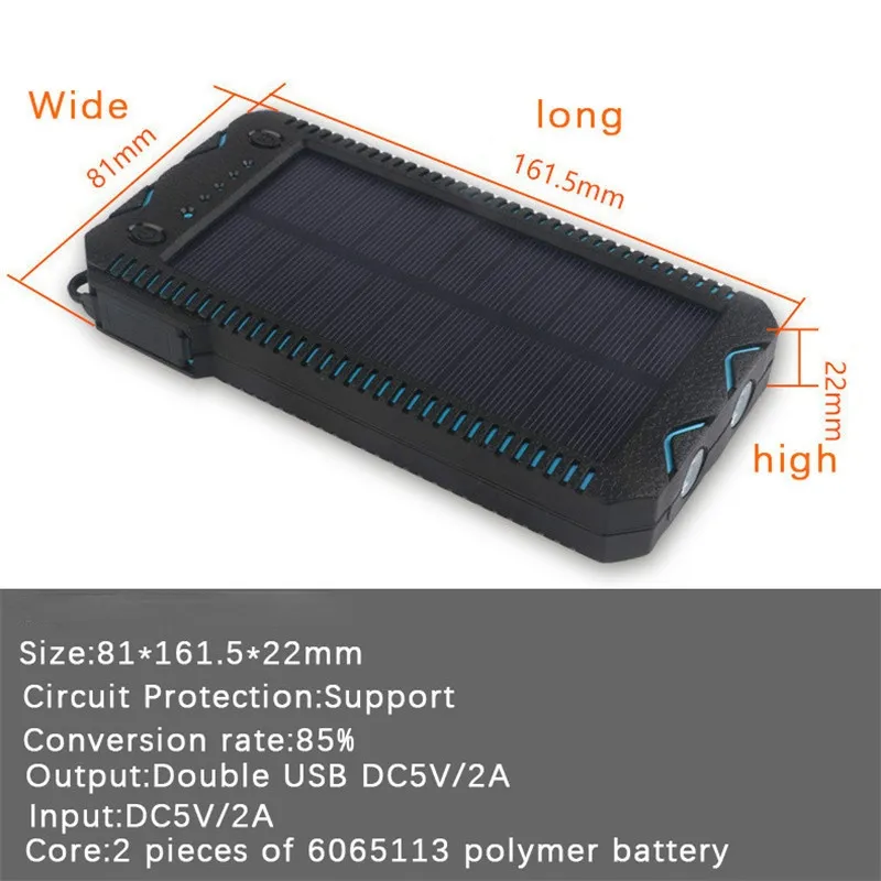 Zonnepaneel Batterij Sp026 60W, Ip67 18V 60W 5V - K&F Concept