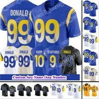 9 Matthew Stafford Jersey 99 Aaron Donald Mens ''Rams''Football 10 Cooper Kupp 5 Jalen Ramsey 45 Bobby Wagner 3 Odell Beckham Jr. jerseys