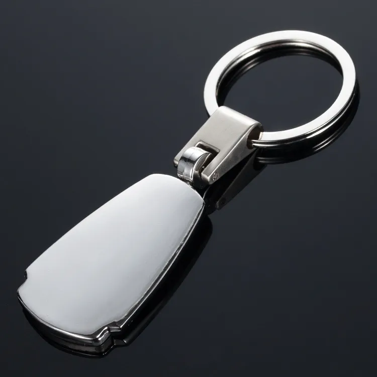 Metal Ladder Shaped Car Logo Stainless Steel Keychain With KIA Mazda