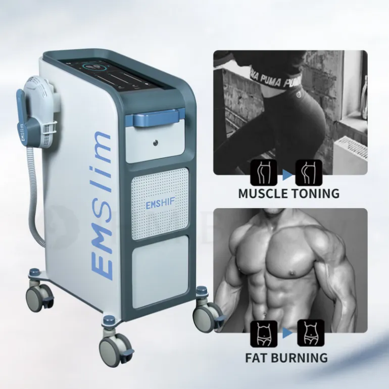 EMSLIM NEO -enhet elektromagnetisk muskelstimulering Fett Burning Forming Beauty Equipment300