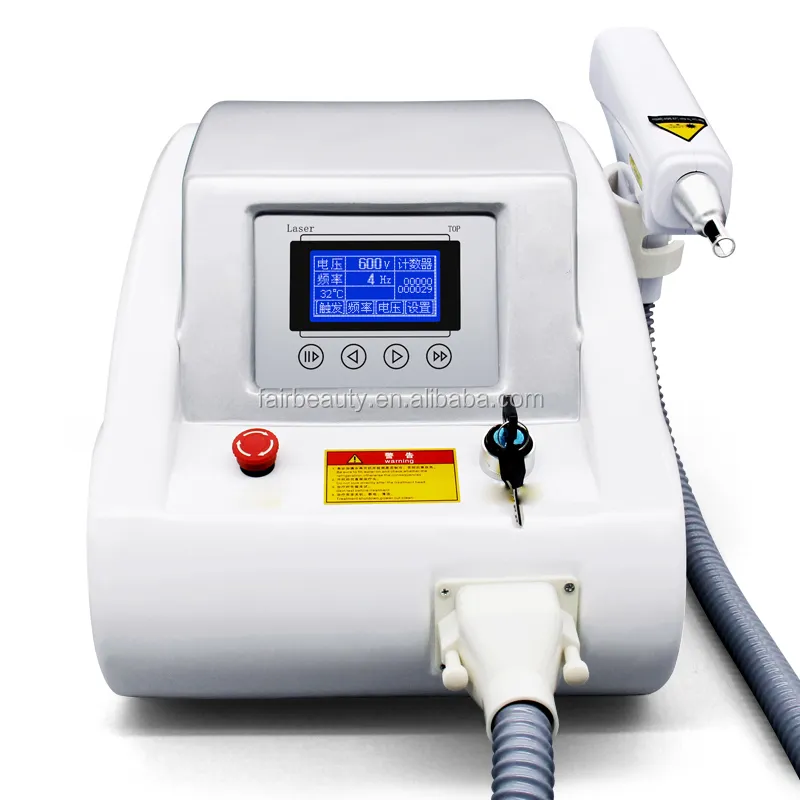 portable Q Switched ND YAG Laser hair removal 1064nm 532nm 1320nm tattoo removal machine eyebrow washing