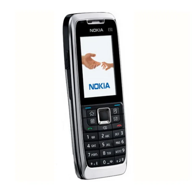 Refurbished Cell Phones Nokia E51 E52 2G/3G For Student Old man Classsic Nostalgia Unlocked Phone With Reatil Box