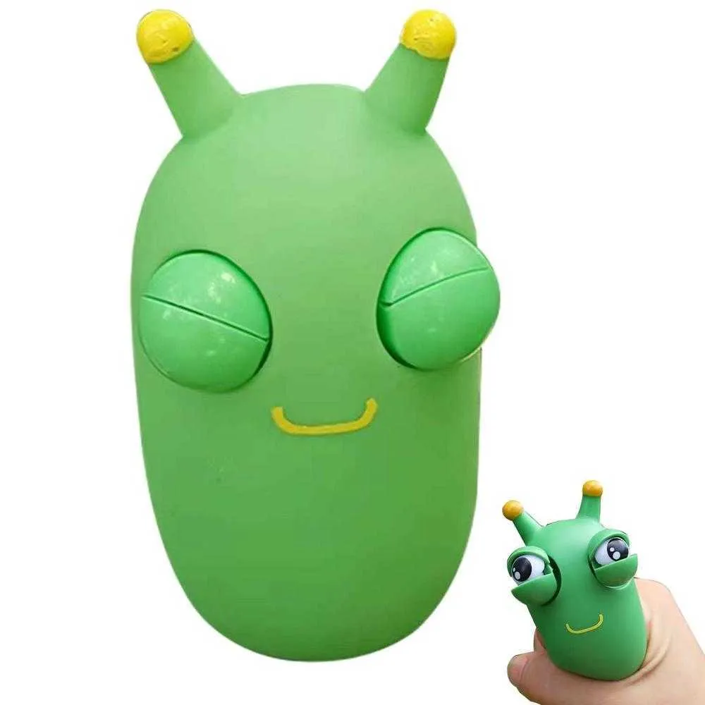 Green Worm Mystery Science Discovery Education Squishy Eye Popping