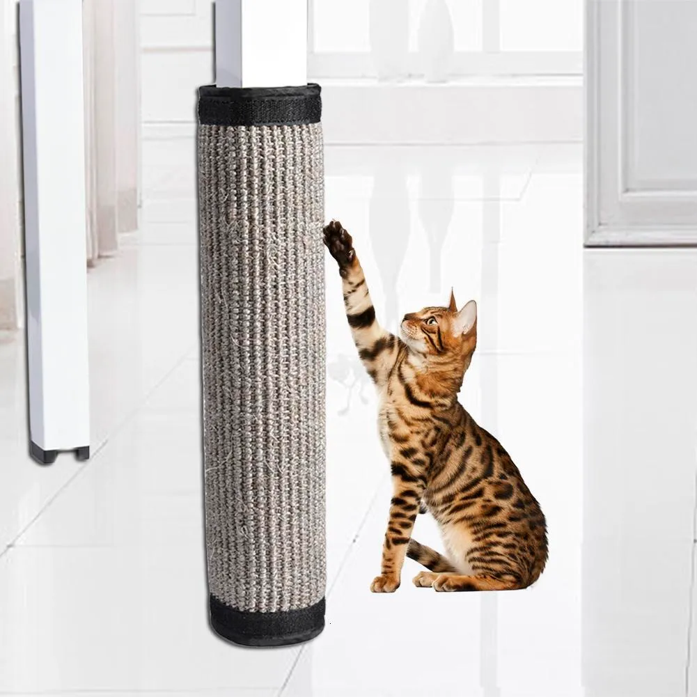 Cat Furniture Scratchers 4030cm Scratch Board Sisal Bed Mattress Protector Table Chair Sofa Legs Mat Kitten Scratching Toy Scratcher 230309