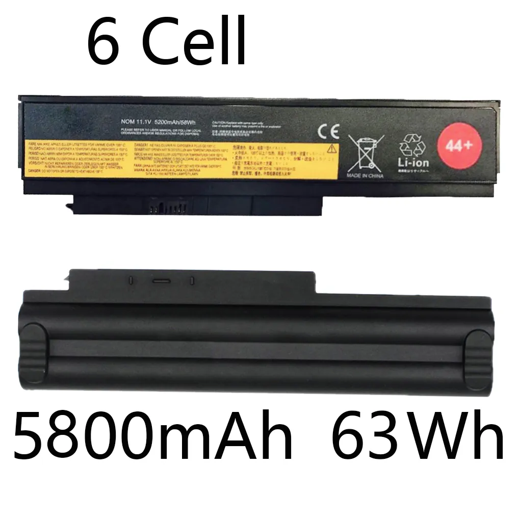 Tablet PC Batteries Laptop Battery for Lenovo Thinkpad X220 X220i X220S X230 X230i X230S 6Cell or 9Cell 11.1v