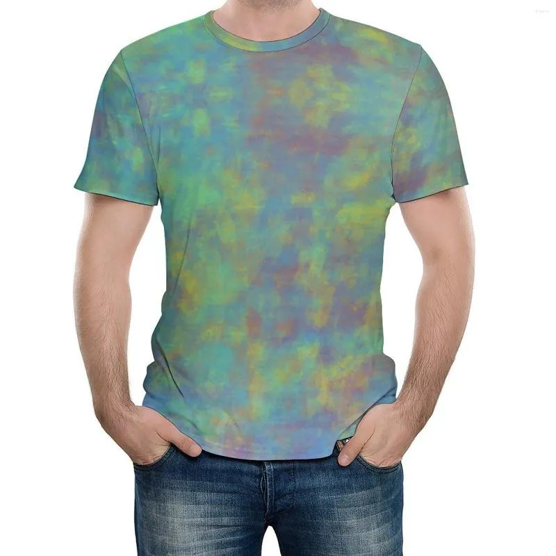 Herren T-Shirts T-Shirts Tie Dye (8) Creative Activity Competition USA Größe Vintage