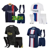 Maillots de football pSGs soccer MBAPPE kids jerseys 22 23 24 MARQUINHOS VERRATTI HAKIMI SERGIO RAMOS HAKIMI PLAYER uniforms maillot foot