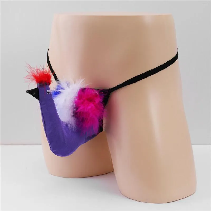 Underpants Funny Big Bird Chicken Penis Pouch Thong Gay Sexy G String 3d  Animal Furry Underwear Erotic Man T Back Tanga For Party Gift From 6,2 €