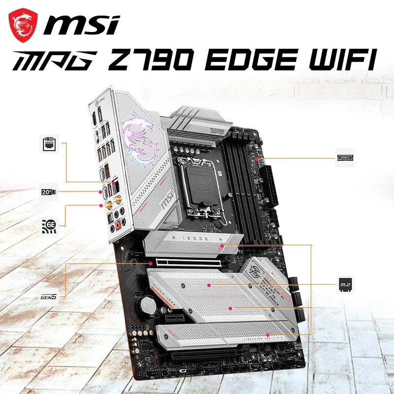 New MSI B650 EDGE WIFI Motherboard Supports AMD Ryzen™ 7000 Series,DDR5  Memory, up to 6000+MHz - AliExpress