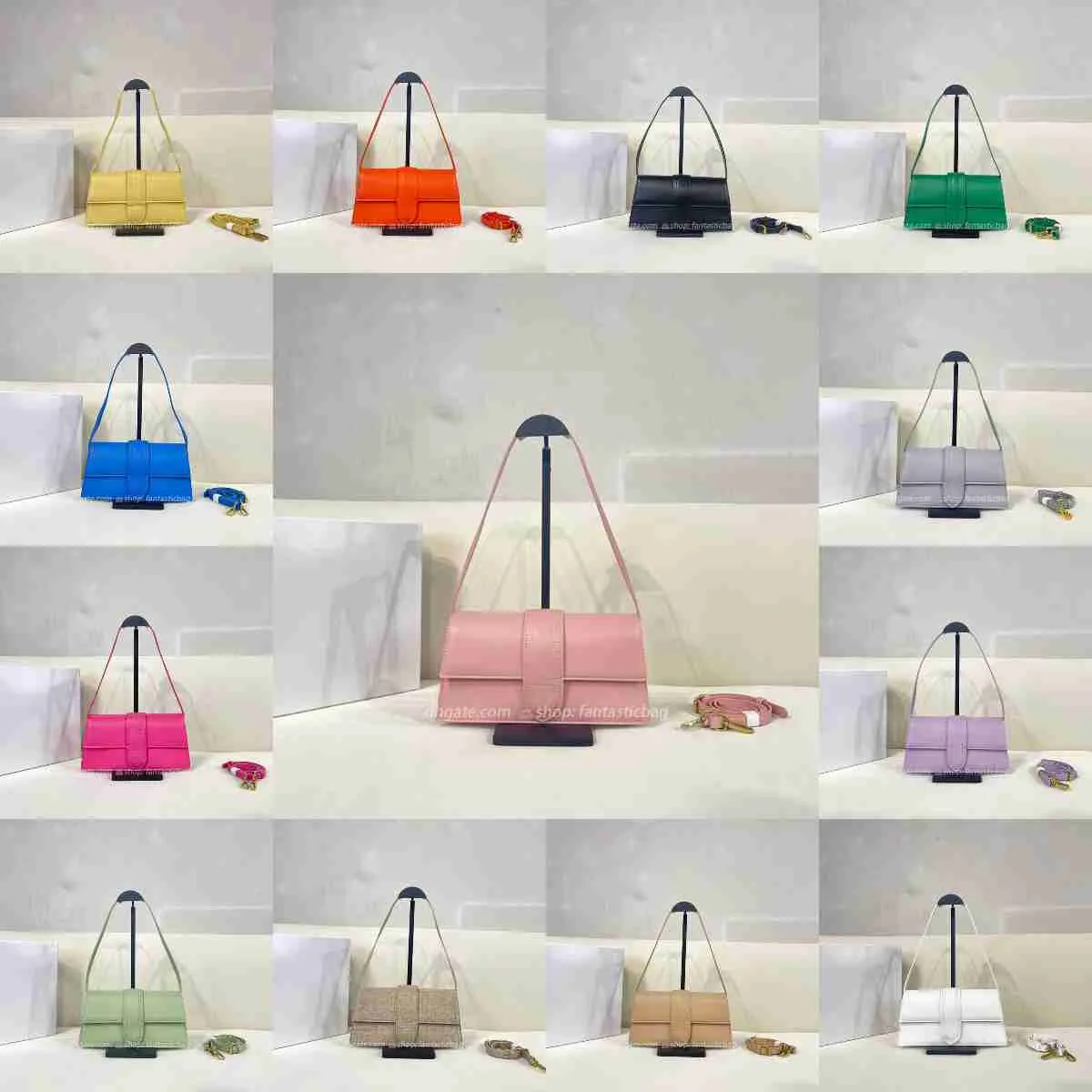 Jaquence Bag 13Colors Underarm الكتف أكياس الأزياء مصمم أزياء مربع رفرفات اليد حقيبة يد قابض مغلف النسائية