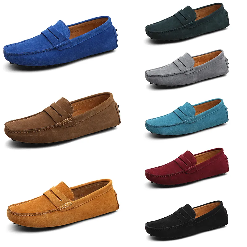 Men Sapatos casuais cor sólida cor preta respirável lazer prata taupe dlives laranja marrom cor de corrida vermelha andando baixo macio de couros de couros masculinos treinadores ao ar livre