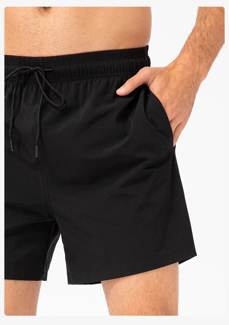 Men Yoga Sports Korte snel droge shorts met achterzak mobiele telefoon Casual lopende Lululy Lemenly Gym Jogger Pant LL321