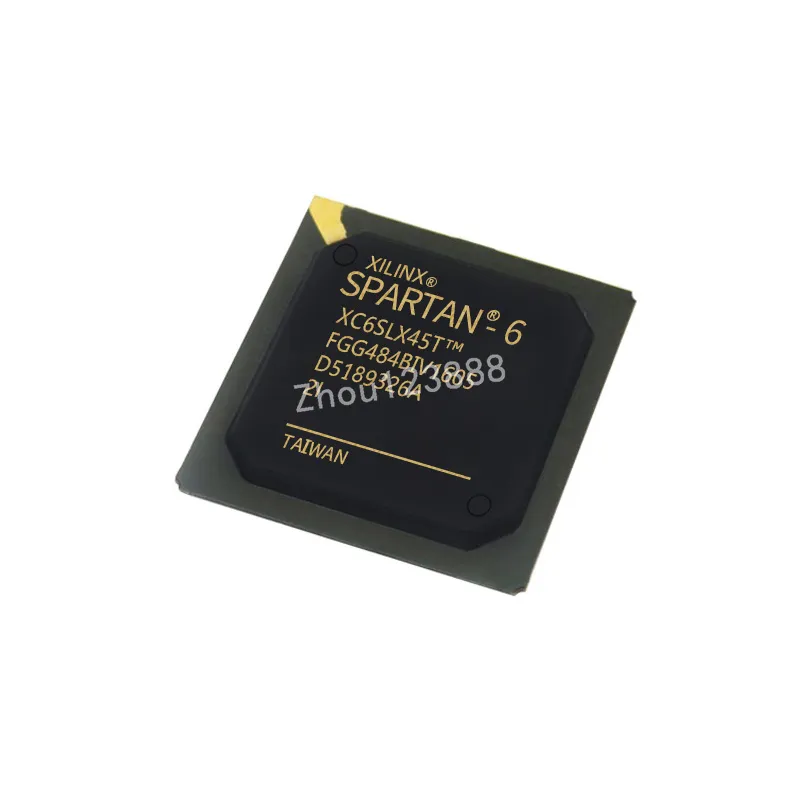Nya original Integrated Circuits ICS Field Programmerable Gate Array FPGA XC6SLX45T-2FGG484I IC CHIP FBGA-484 MICROCONTROLLER