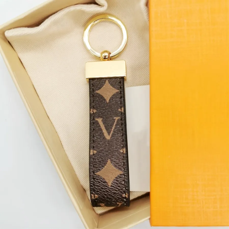 Designer Keychain Key Chains Ring Holder Brand Designers Kelechains For Porte Clef Gift Men Women Car Bag Pendante Accessoires avec boîte