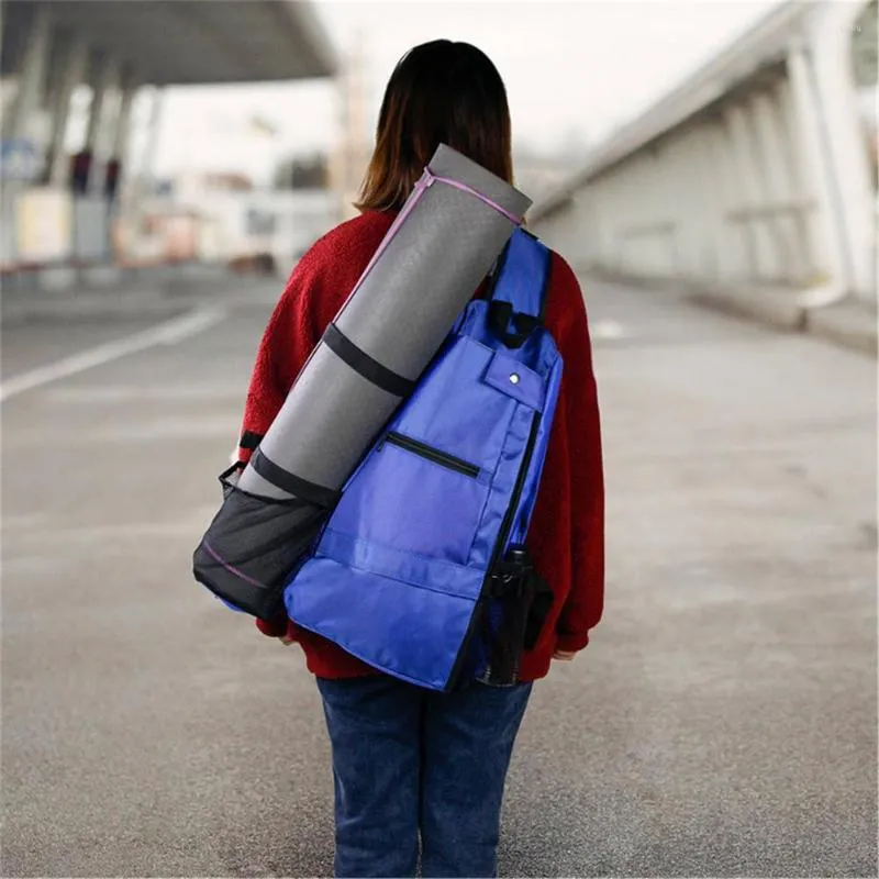 Yoga Mat Duffel Backpack With Pockets And Straps Perfect For Gym