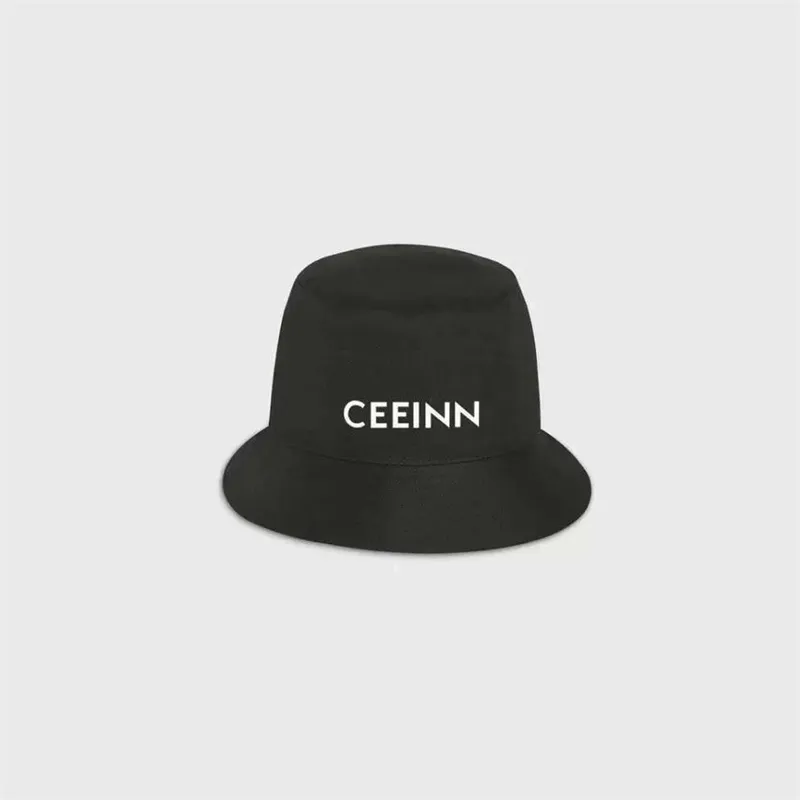 Platte Designer Emmer Hoeden Voor Mannen Vrouwen Luxe Merk canvas Sport fisher Caps Brief gedrukt Casquette Lederen baseBall Cap Visser Hoed vrouw katoenen zonnehoed