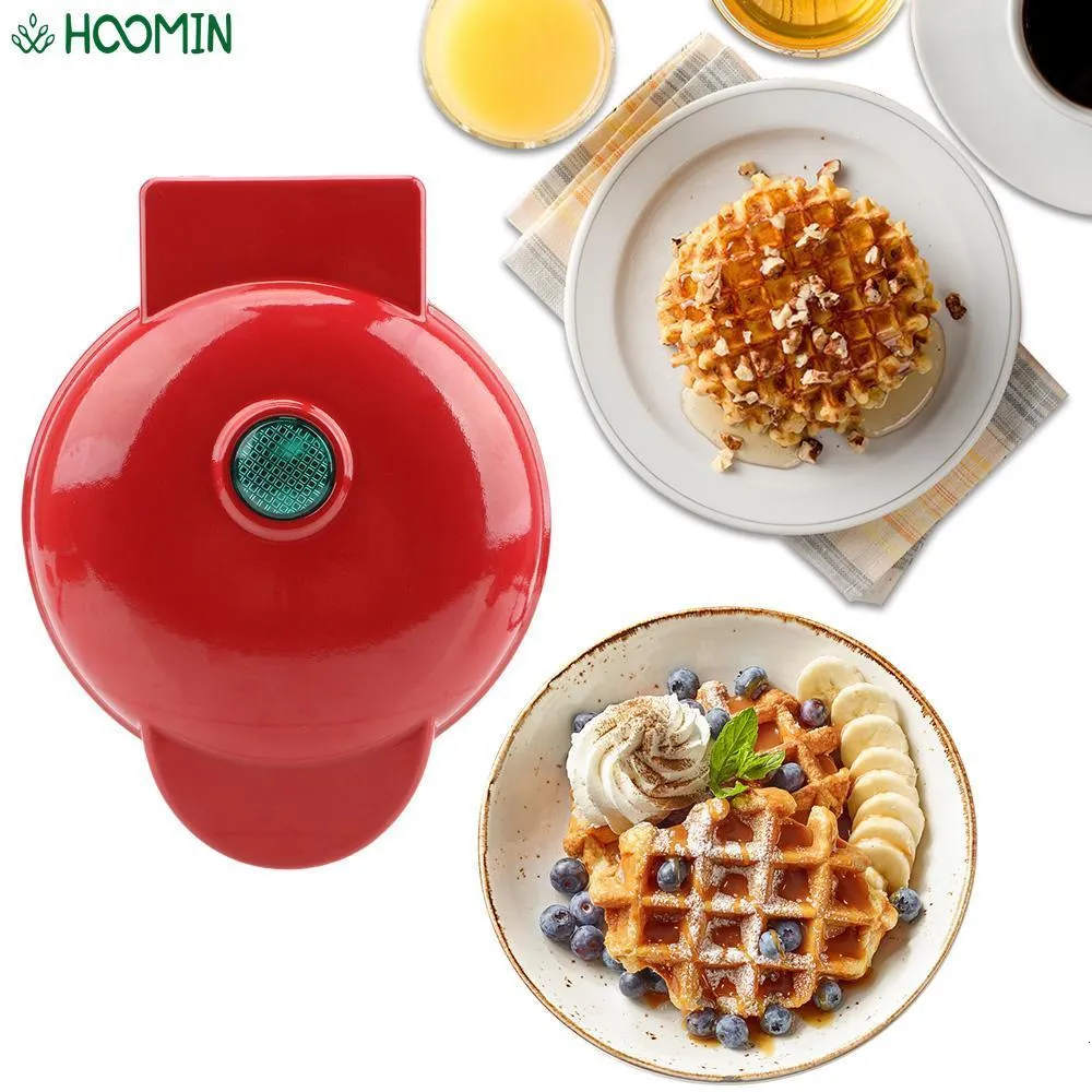 Baking Pastry Tools Mini Waffle Pot Breakfast Waffle Molds Pan Eggette Machine Bubble Egg Cake Oven Mini Electric Waffles Maker Egg Cake Oven 230309