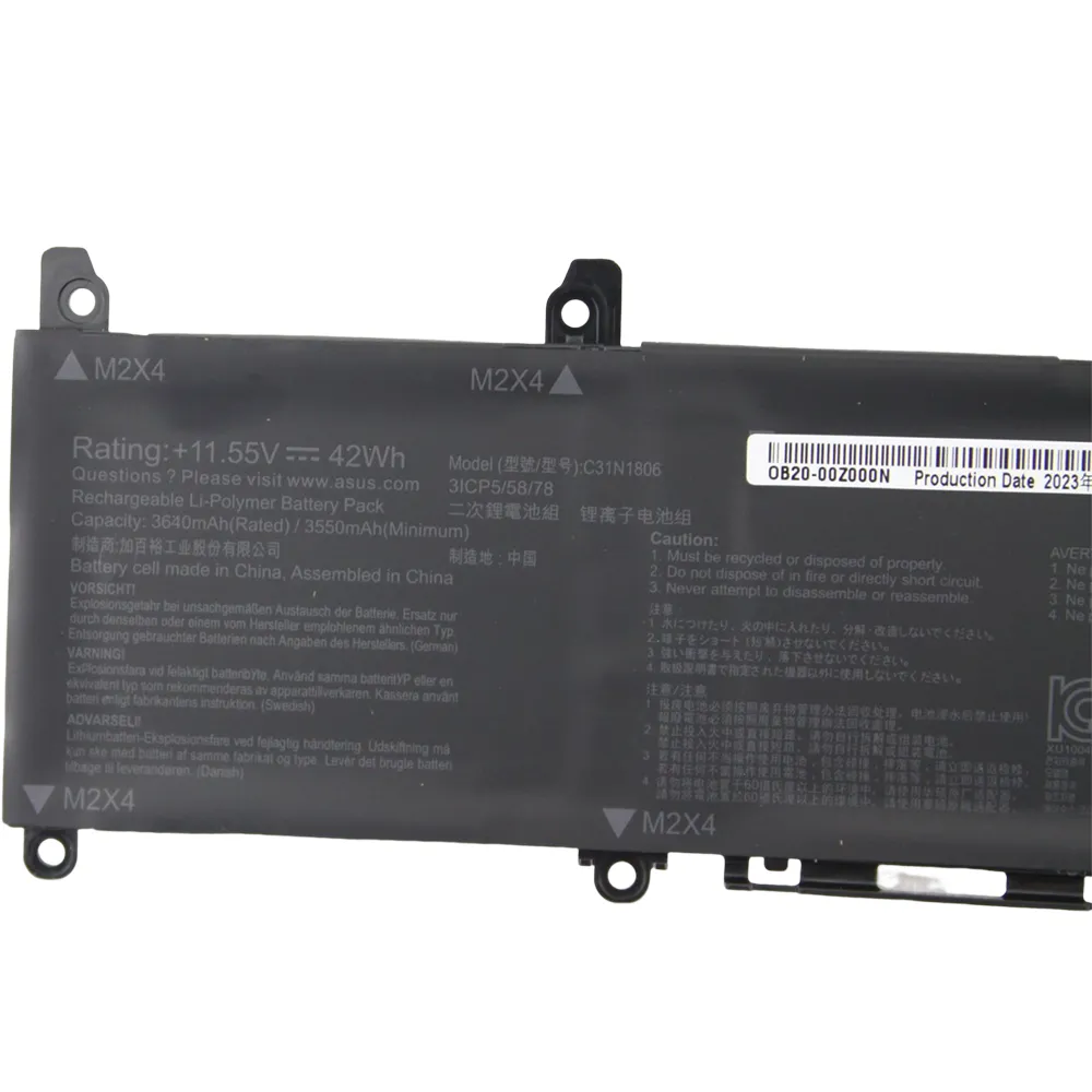 Tablet PC Batteries Laptop Battery C31N1806 C31PIJ1 1 for VivoBook S330F S330UA X330UA X330FL K330 K330FN X330FN S330FA X330UN S