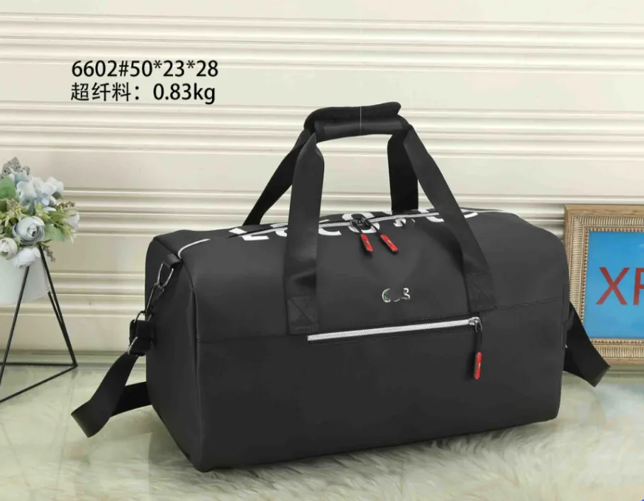 Designer Classic broderad nylon plus-storlek resväska unisex rese handväska axel crossbody väska