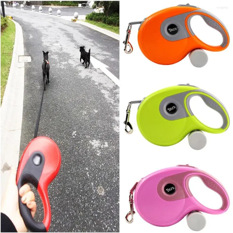 Dog Collars Automatic Pet Nylon Retractable Leash Extending Traction Rope Cat Puppy Walking Collar Pets Running Leads Belt Dogs Supplies
