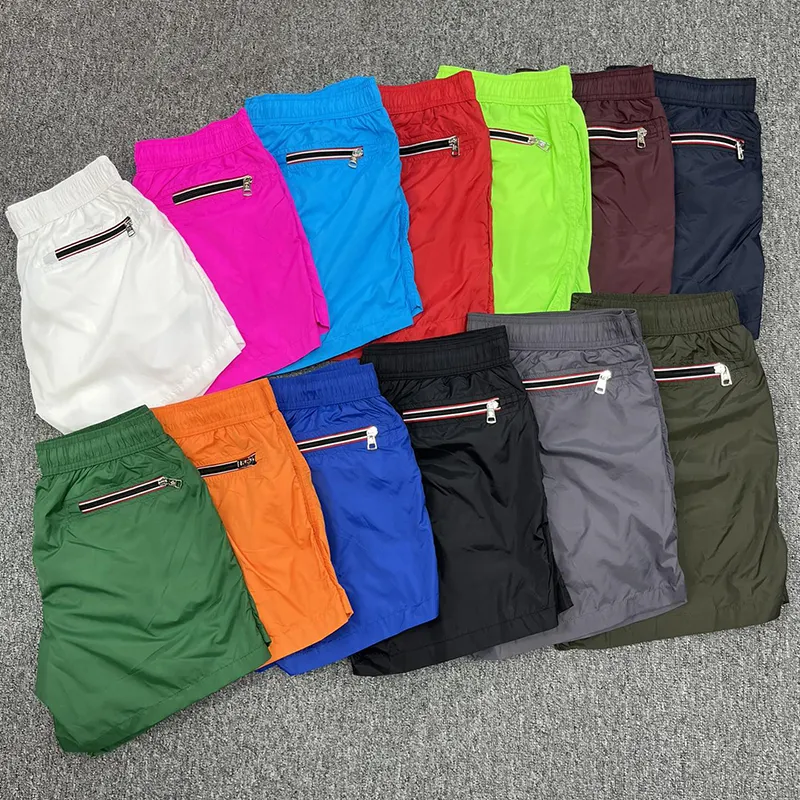 pantaloncini da uomo in rete di design con NFC pantaloni corti da bagno impermeabili da uomo di lusso ad asciugatura rapida da donna sport estivi tendenza pura traspirante188e